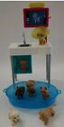 Barbie Doll Vet Office Table Dog Bathtub  7 Puppy /Dog Not Complete Read Below⬇️