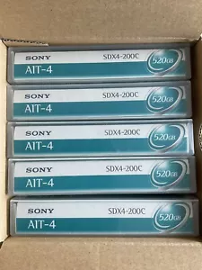 (LOT5) SONY AIT-4 200GB/520GB SDX4-200C 64K NEW - Picture 1 of 3