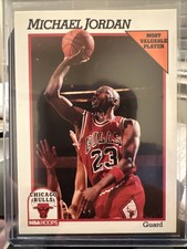 NBA HOOPS 1990 most valuable Michael Jordan card