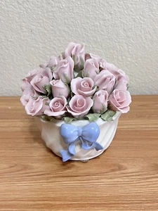 VTG Tea Rose Musical Figurine MB by San Francisco Music Box Co (83-32100-3-00) - Picture 1 of 11