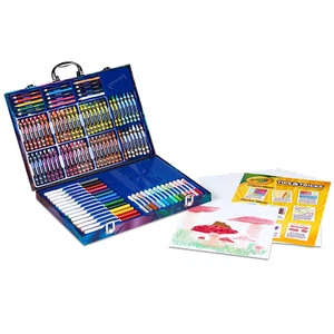 CRAYOLA KIDS COLORING SET 115 Pcs Art Markers Pencils Crayons - Picture 1 of 5