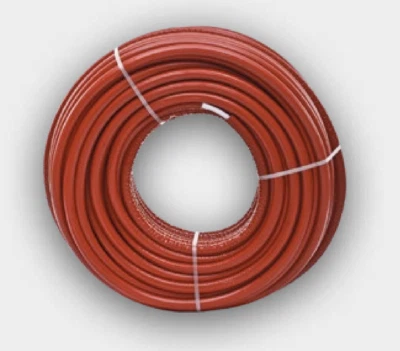 16 x 2 mm Alu-Verbundrohr 16x2 9mm isoliert ROT 100m Trinkwasser Heizrohr PE-RT - Bild 1 von 3