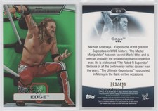 2010 Topps Platinum WWE Green /499 Edge #23