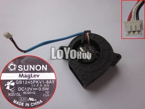 NEW SUNON GB1245PKV1-8AY 11.F.X.GN Server Blower Fan 12V 0.5W 3-Pin - Picture 1 of 6