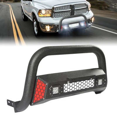 Front Bumper Brush Push Bull Bar Grille Guard Fits 2009 to 2018 Dodge Ram 1500 - Image 1 of 4