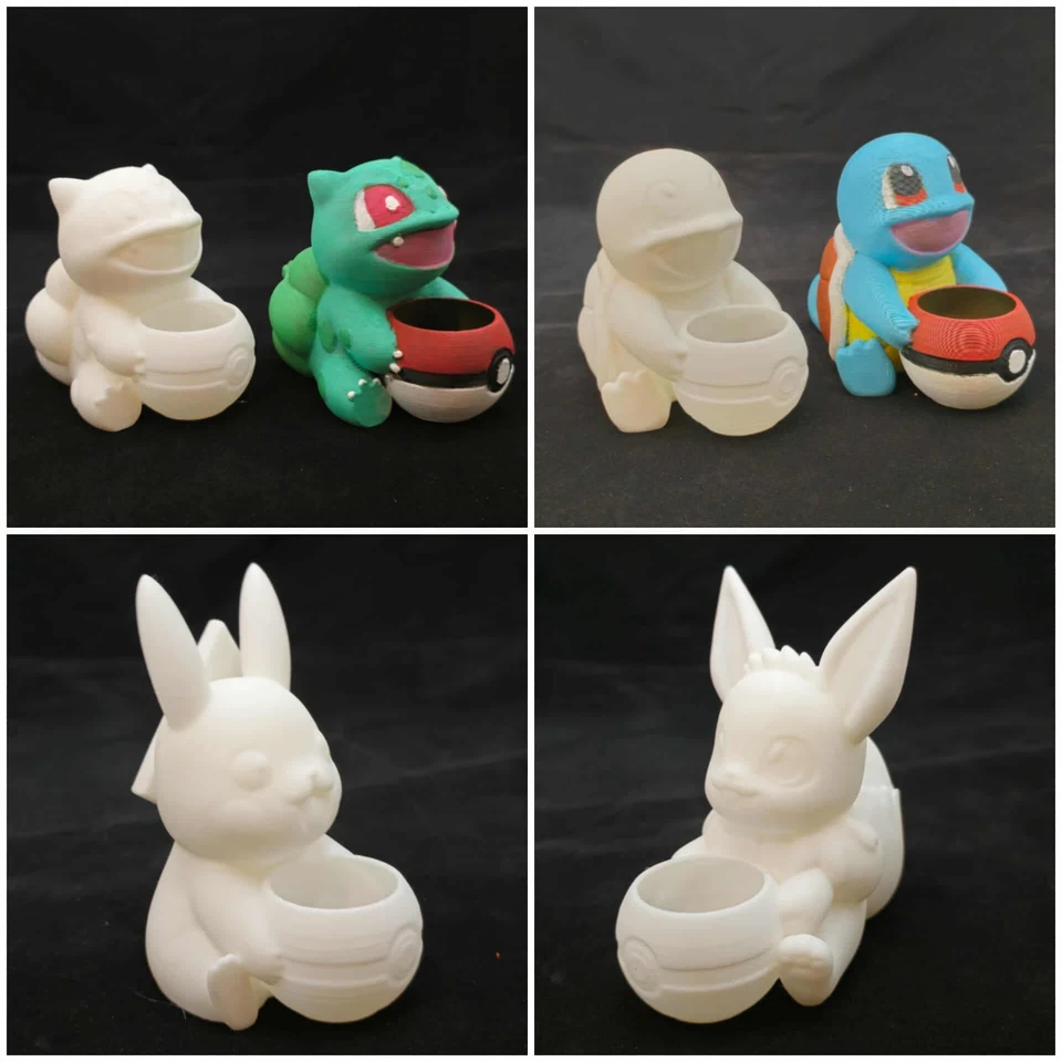 Pack de 2! Macetas suculentas Pokemon - Pinta tus propias artes y manualidades hágalo usted mismo Foto 1 de 1