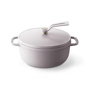 Vermicular Cast Enamel Pot 18cm Matte Cloud Pink Anhydrous Cooking OP2R18S-PK - Picture 1 of 9