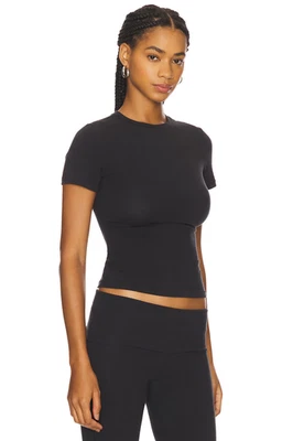 Skims хлопок Джерси футболка - сажа - маленький - Изображение 1 из 4