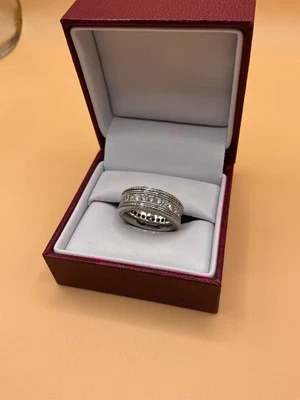 Diamond & Platinum Eternity Band - Image 1 of 4