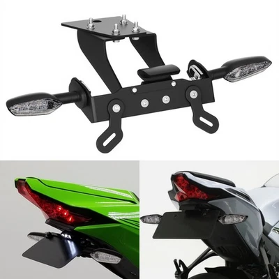 ZX10R Short Tail Tidy LED Turn Signal For KAWASAKI Ninja ZX-10R 2016-2025 - Image 1 of 4