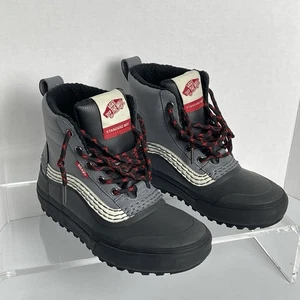 VANS Standard Mid MTE  Size 5 Snow Boots Cole Navin Black GreReflective - Picture 1 of 18