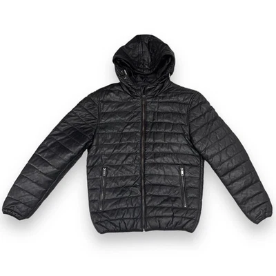 DLNYC - Daniel’s Leather Men’s Premium Black Bubble Quilted Leather Jacket - Image 1 of 2