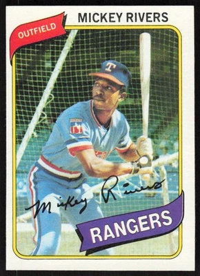 1980 Topps #485 Mickey Rivers - Image 1 of 2