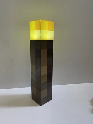 Minecraft 11" Brown Stone Light Up Torch - Bild 1 von 4