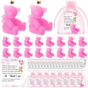 50 Juegos de Velas de Oso Revelar Género Linda Vela 50 Oso Tarjeta de Gracias y Gif... - Imagen 1 de 6