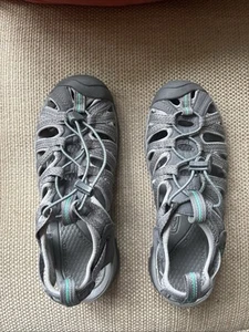 KEEN Women's Whisper Sport Hiking Walking Gray Sandal Shoes Sz 8 NWOT - Picture 1 of 7