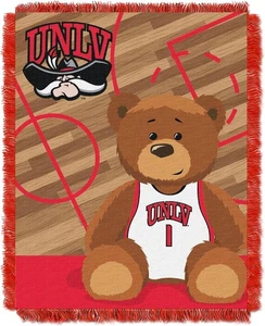 NCAA UNLV Rebels gewebte Jacquard Baby Decke, 36" x 46" - Bild 1 von 1