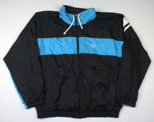Vintage Sergio Tacchini Italy Colorblock Full Zip Windbreaker Jacket Size 44 - Picture 1 of 4