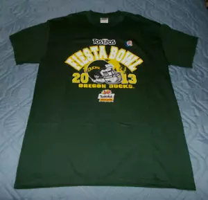 NCAA UNIVERSITY OF OREGON UO DUCKS FOOTBALL 2013 TOSTITOS FIESTA BOWL BCS SHIRT - Bild 1 von 3