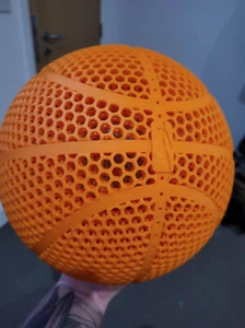 3D Printed Hybrid-PLA Wilson's Airless Basketball 1:1 Replica ACTUALLY BOUNCES - Picture 1 of 3
