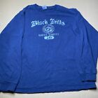 Anvil Black Hills South Dakota 100% Cotton Mountain Black T-Shirt Size Large