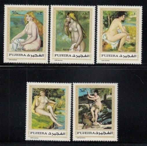  Juego Pinturas FUJEIRA de Pierre-Auguste Renoir MNH Foto 1 de 1