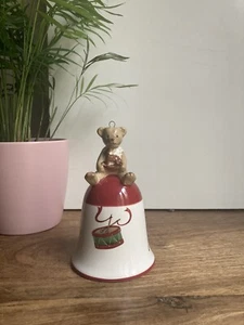 Campanella orsacchiotto natalizio decorazione ornamento tradizionale Tk Maxx Homesense - Foto 1 di 7