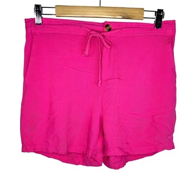 Легкие шорты из розового вискозы с эластичным поясом размер Small Barbiecore - Изображение 1 из 4