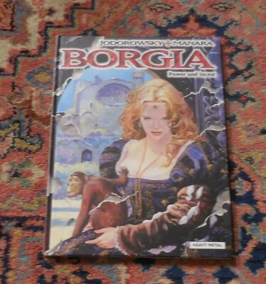 BORGIA - POWER AND INCEST - FIRST PRINTING!   UNREAD COPY - LOOK! - Image 1 of 3