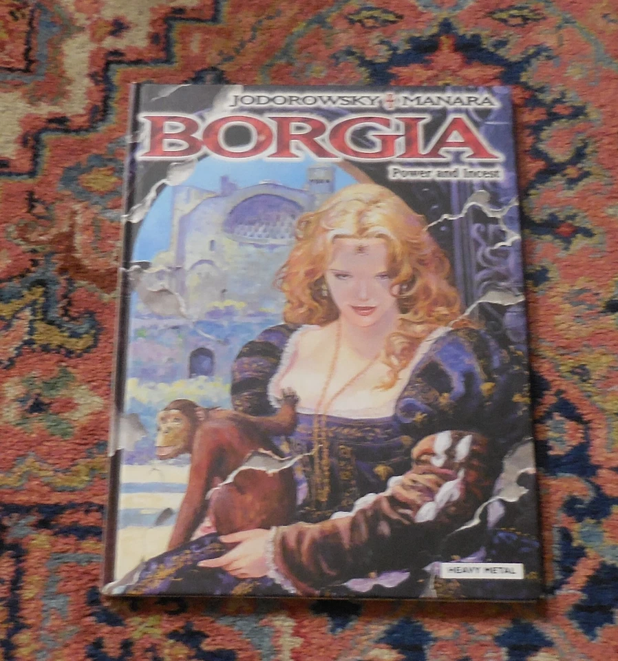 BORGIA - POWER AND INCEST - FIRST PRINTING!   UNREAD COPY - LOOK! - Image 1 of 3