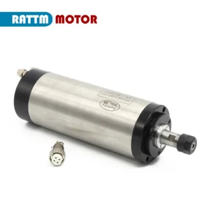 Motor de husillo refrigerado por agua 1,5 KW ER16 220 V 24000 rpm 400 Hz 80 mm para enrutador CNC - Imagen 1 de 8