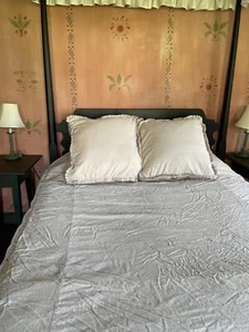 Legacy Essex Flax Square Shams With Inserts - Picture 1 of 9