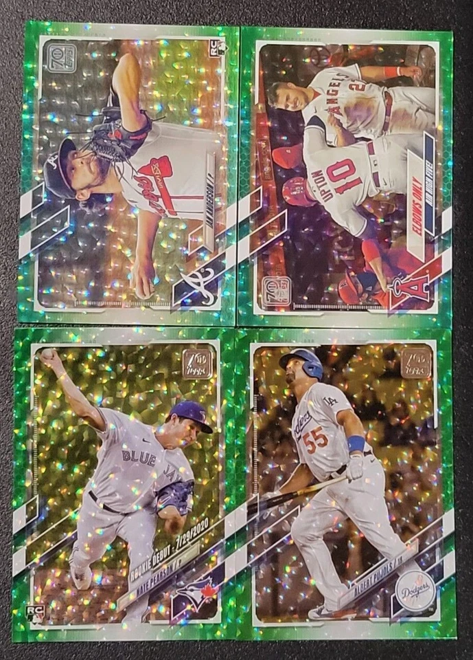2021 Topps Series 1 / Series 2 / Update GREEN #/499 Parallels You Pick the Card - Image 1 of 1