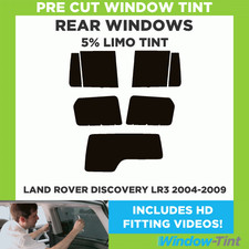 LANDROVER DISCOVERY LR3 2004-2009 5% LIMO REAR PRE CUT WINDOW TINT