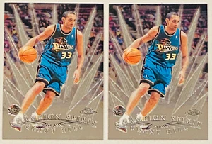 (2) Grant Hill 1998-1999 Topps Chrome Champion Spirit NM-MT Card Lot #CS2 - Picture 1 of 2