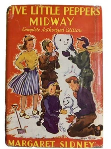 FIVE LITTLE PEPPERS MIDWAY by MARGARET SIDNEY Grosset Dunlap 1918 Reprint HC - Imagen 1 de 9