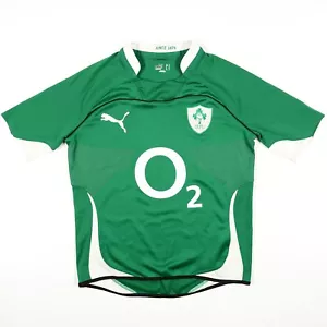 Camiseta deportiva irlandesa de rugby de fútbol IRFU de la selección nacional de Irlanda Puma para hombre mediana - Imagen 1 de 13