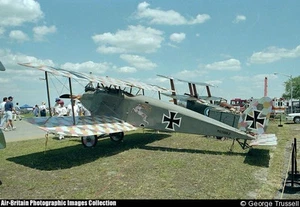 WWI 1/6 Scale Halberstadt CLII 70 inch Giant Scale RC Model Plans - Picture 1 of 5