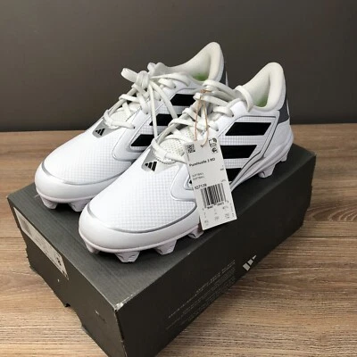 Adidas Purehustle 3 MD Softball Cleats Women's Size 8.5 IG7139 White NEW - Image 1 of 4