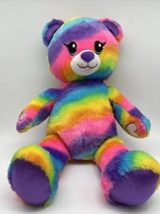 Build A Bear Tie Dye Rainbow Bear 16” - Picture 1 of 9