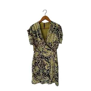 W118 Walter Baker sz small Ciara Dress mixed print erratic motion - Picture 1 of 3