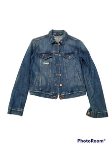Gap 1969 Icon Denim Distressed Jacket RN 54023 Blue Women’s Size Small - Picture 1 of 4