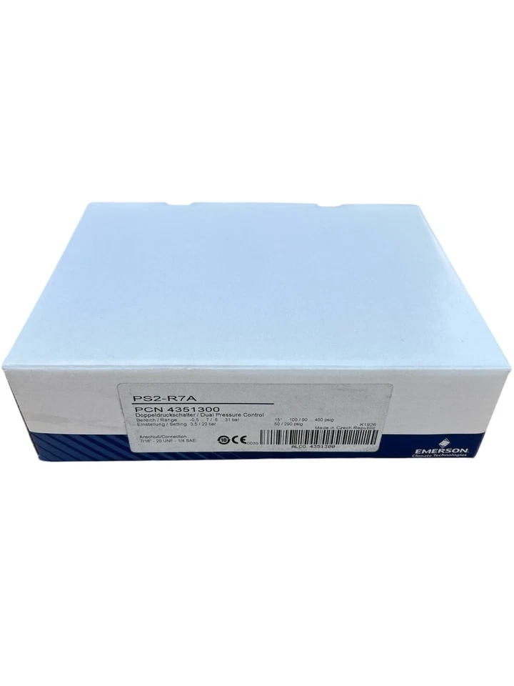 Emerson ,Alco Controls PS2-R7A , PCN 4351300 Dual pressure Control - Image 1 of 4