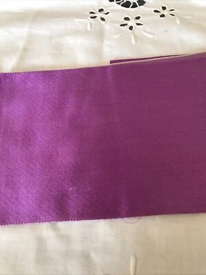 Ruban Ancien Soie Largeur 11,7 Cmx90cm  - Photo 1/2
