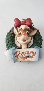Vintage 1999 Rudolph The Movie Figurine Ornament 3.5" Tall - Picture 1 of 2