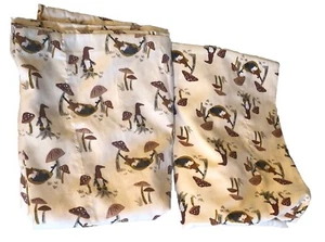 Set 2 Cynthia Rowley Sleeping Gnome Mushroom Pillowcases Kitsch - Picture 1 of 10