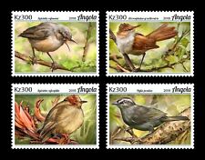 Warblers Birds MNH Stamps 2018 Angola 4 Single Stamps