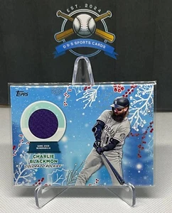 2023 TOPPS HOLIDAY RELIC CHARLIE BLACKMON #RC-CB - Picture 1 of 2
