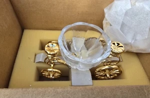 Franklin Mint Cinderella 's Magic Coach Kutsche mit Pferden Set Kristall 24k Neu - Bild 1 von 1