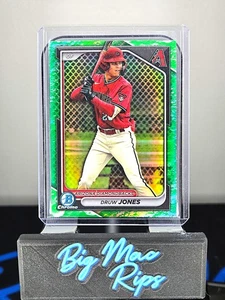 2024 Bowman Chrome Prospects Druw Jones #BCP-60 Lunar Glow Refractors - Picture 1 of 2